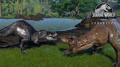 Tyrannosaurus Rex Vs Vastatosaurus Rex Battle Jurassic World