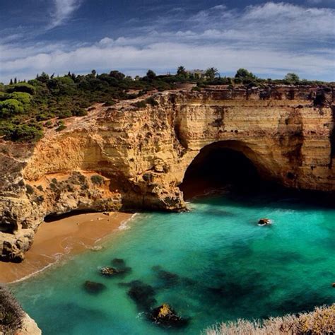 Carvoeiro Algar Seco A Few Hundred Meters Along The Coast East Of