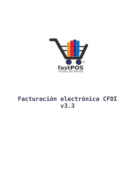 Pdf Facturaci N Electr Nica Cfdi V Incorrecto Del Software El