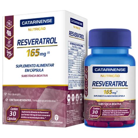 Resveratrol 30 Cápsulas Catarinense Nutrição Otimanutri