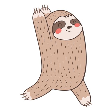 Sloth Yoga Character Png Svg Design For T Shirts