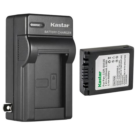 Kastar 1 Pack CGA S002 Battery And AC Wall Charger Replacement For