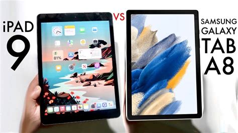 Samsung Galaxy Tab A8 Vs Ipad 9th Generation Comparison Review Youtube