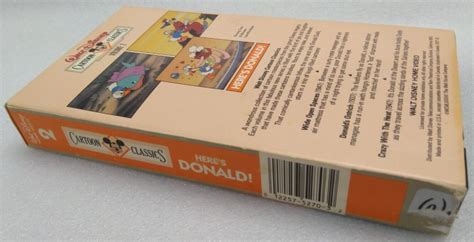 Vhs Walt Disney Cartoon Classics V Heres Donald Vhs