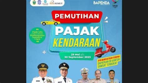 Selamat Provinsi Gelar Pemutihan Pajak Kendaraan Bebas Denda