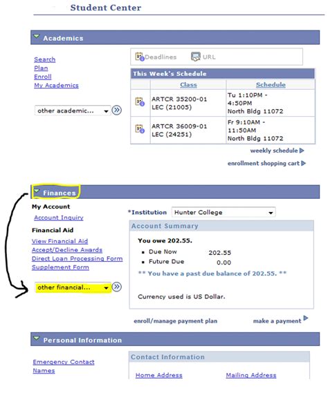 resources bursars office city tech