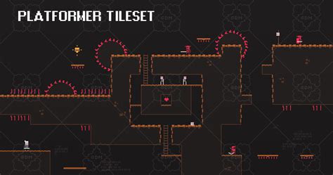 Pixel Art Platformer Tileset Gamedev Market The Best Porn Website