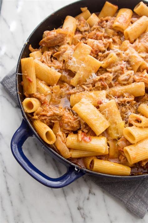 Rigatoni With Pork Ragout Recette Repas Ragoût Porc