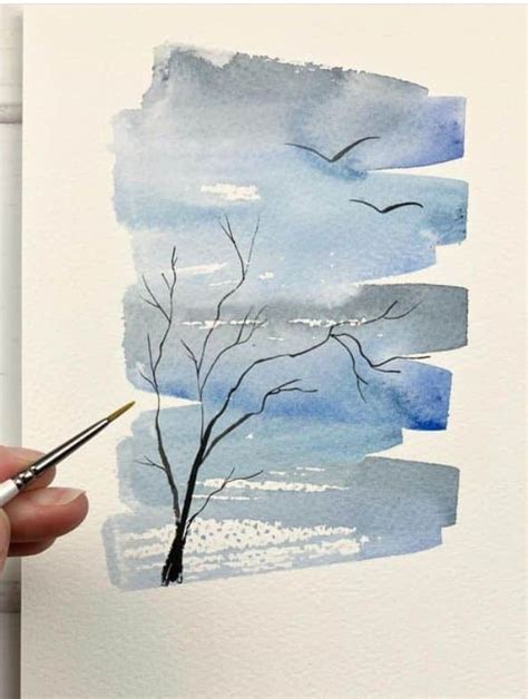 Minimalist Watercolor Examples