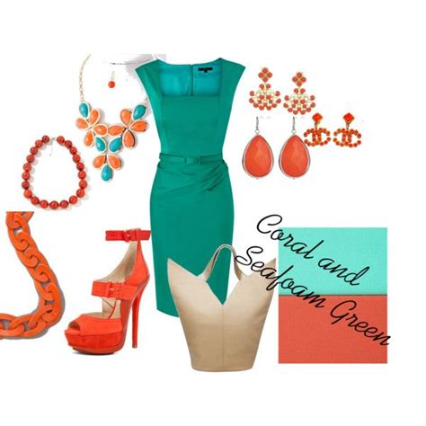 Coral and Seafoam Green | Fab fashion, My style, Coral