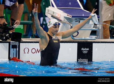 Hungary S Katinka Hosszu Won The Gold Medal In The Final Of The 100m Backstroke Women Swimming