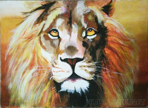 Картина Лев. Размеры: 40x30, Год: 2017, Цена: 1200 рублей Художник ...