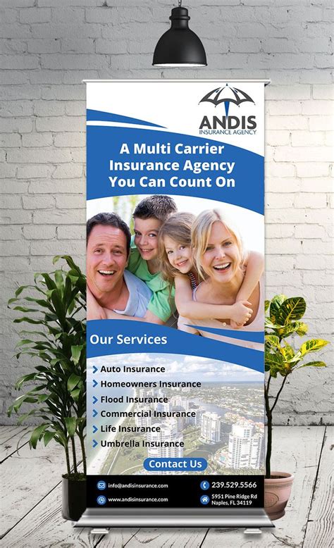 Life Insurance Roll Up Banner