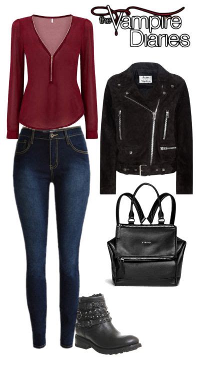 The Vampire Diaries Elena Gilbert Inspired School Outfit Vampire