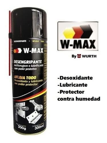 Desengripante Y Lubricante Wmax by Wurth 300ml Cuotas sin interés