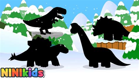 Qu Dinosaurio Ser Juego De Piezas De Sombras De Dinosaurios