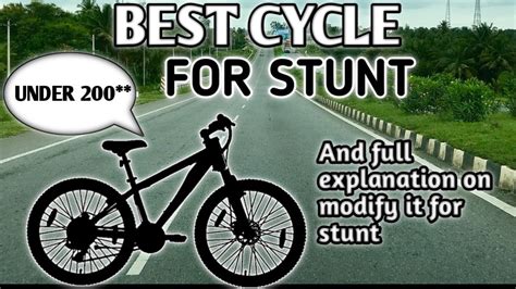 Best Cycle For Stunt How To Build Stunt Bike How To Modify Cycle To