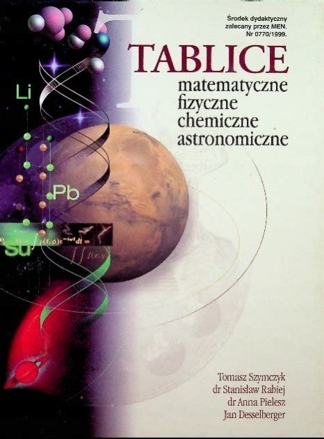 Tablice Matematyczne Fizyczne Chemiczne Ksi Ka Allegro