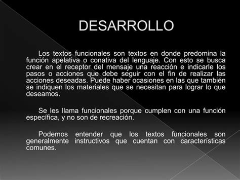 Los Tipos Textos Funcionales Ppt