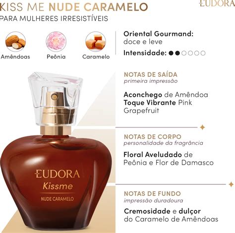 Kiss Me Nude Caramelo Desodorante Colônia 50ml Eudora