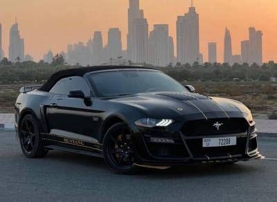 Rent A Ford Mustang Ecoboost Convertible V In Dubai Artofit