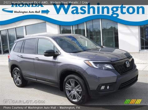 Modern Steel Metallic Honda Passport Ex L Awd Gray Interior