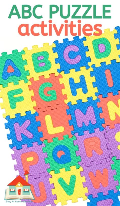 Letter Puzzles Printables And Ideas For Letter Recognition Stay At Home Educator