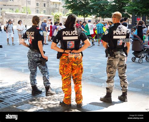 Montreal police pants hi-res stock photography and images - Alamy