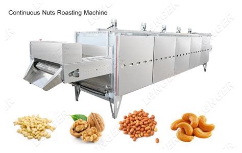 Belt Type Automatic Nut Roasting Machine Peanut Cashew Nut Roaster