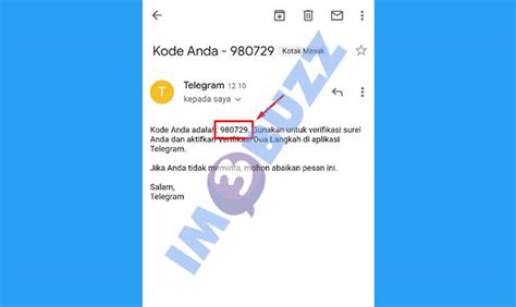 Cara Verifikasi Langkah Telegram Im Buzz