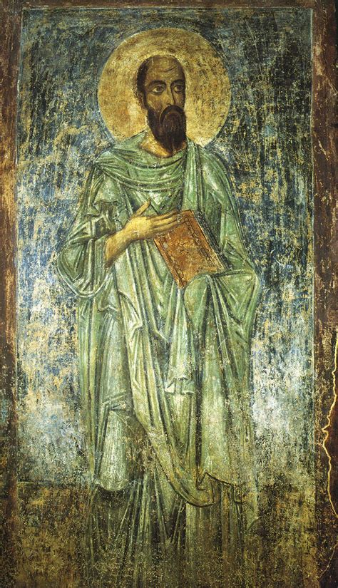 Апостол Павел. Фреска придела апостолов Петра и Павла. | Христианские ...