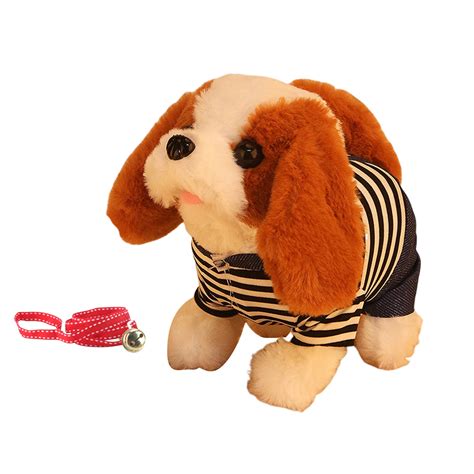 dianhelloya Electronic Dog Toy Gift for Kids Toddlers Interactive Plush ...