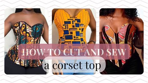 How To Draft A Simple Corset Top Pattern Beginner Friendly Youtube