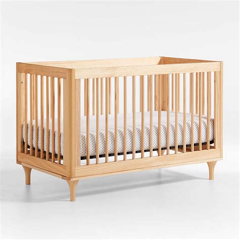 wooden cribs natural solid wood convertible cribs crate kids canada