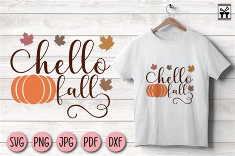 Hello Fall Design Graphic By Utto · Creative Fabrica