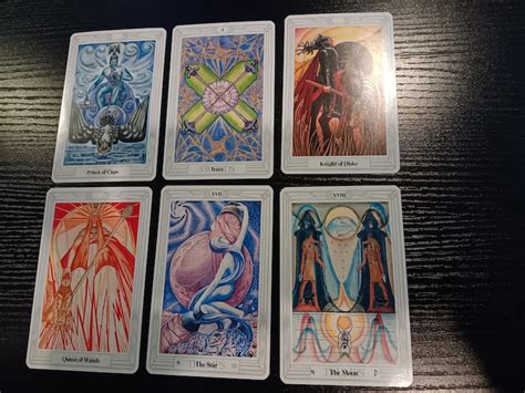 Crowley Thoth Small Tarot Deck Collectable Cards Etsy