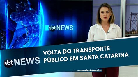 Volta do transporte público em Santa Catarina SBT News 22 05 20