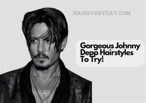 Cool Johnny Depp Hairstyles | His Best 90s, 2000s and 2024 Looks ...