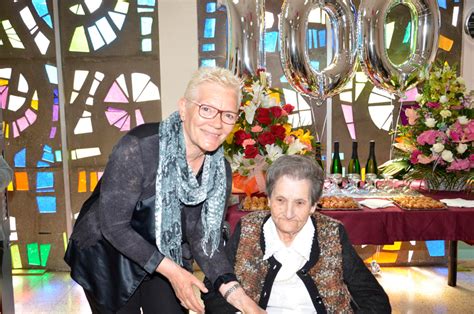 La Residència Mutuam Manresa celebra els 100 anys de la Sra Ferrer