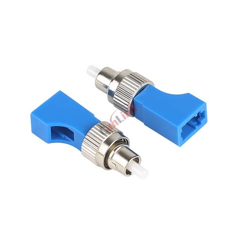 2PCS LC UPC Female To FC UPC Male Hybrid Converter Adapter Fiber