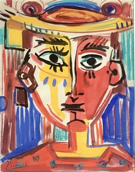 Sold Price Pablo Picasso Mixed Media Figurative Work V