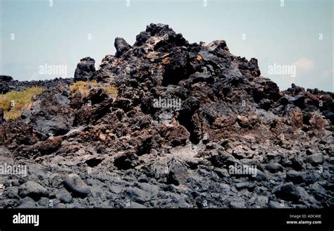 Lump Of Volcanic Rock Lanzarote Stock Photo Alamy