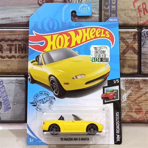 Jual Hot Wheels JDM 91 15 Mazda Miata MX5 Old New Red Blue Shopee Indonesia