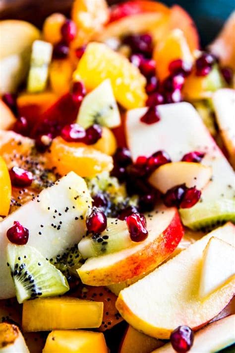 Winter Fruit Salad Recipe Savory Nothings