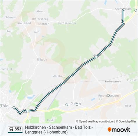 353 Route: Schedules, Stops & Maps - Bad Tölz, Brauerei (Updated)
