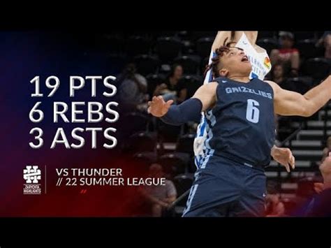 Kenny Lofton Jr Pts Rebs Asts Vs Thunder Summer League