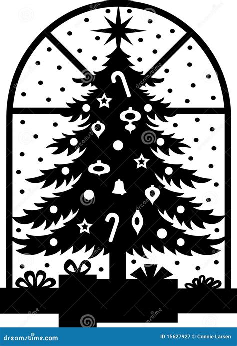 Old Fashioned Christmas Tree Royalty Free Stock Image Cartoondealer