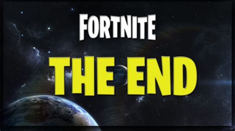 Fortnite The End Chapter 3 Live Event Update Youtube