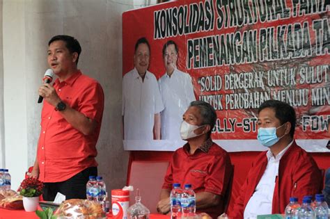 Steven Kandouw Bakar Semangat Kader Pdi Perjuangan Menangkan Pilkada