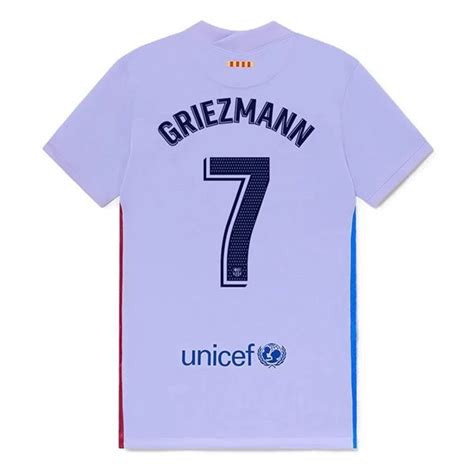 Fotballdrakter FC Barcelona Griezmann 7 Bortedrakt 2021 2022